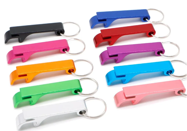 Llaveros- abridores variedad de colores - personalizables