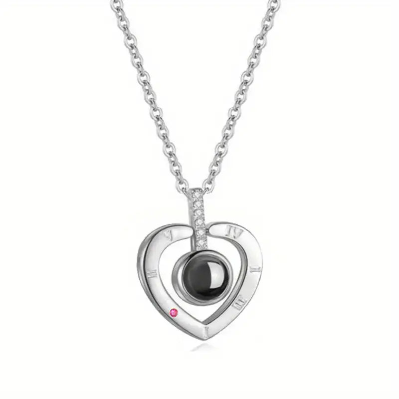 Collar De Proyección 100 Idiomas Te Amo Colgante- COD: J005