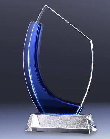 Galvano, Trofeo de cristal personalizado