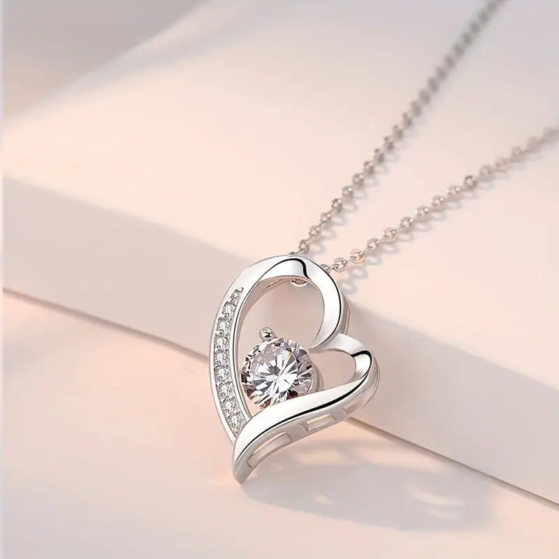 Collar Colgante Con Forma De Corazón- COD: J002