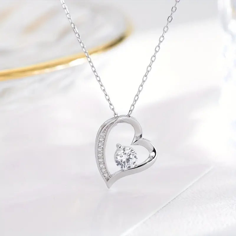 Collar Colgante Con Forma De Corazón- COD: J002