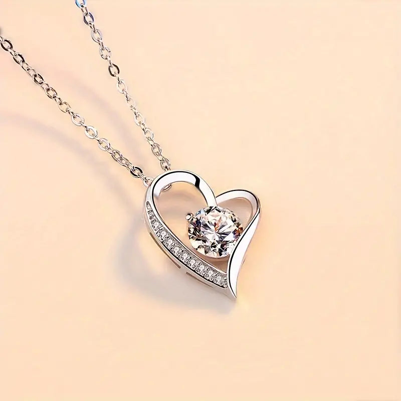 Collar Colgante Con Forma De Corazón- COD: J002