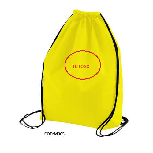 MORRAL TELA TNT - COLORES Y LOGOS PERSONALIZADOS