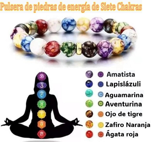 Pulsera De Cristal De 7 Chakras-COD: J019