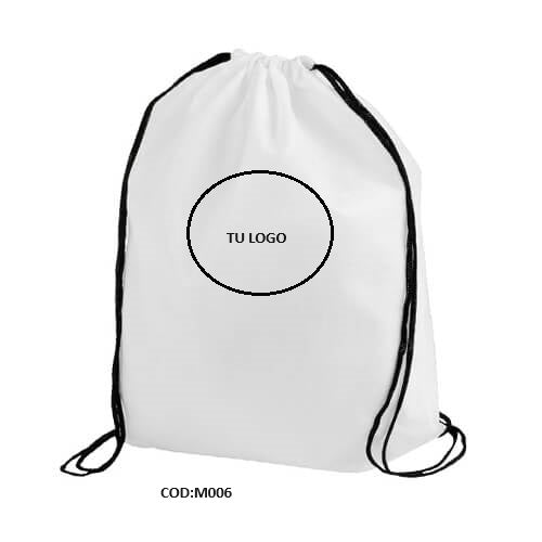 MORRAL TELA TNT - COLORES Y LOGOS PERSONALIZADOS